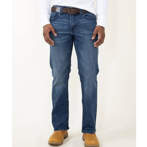 AXEL T.K. Men's Slim Boot Cut Stretch Denim Jeans size 32x30 - Picture 1 of 8